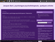 Tablet Screenshot of jacques-bare-psychologue-psychotherapeute-liege.com
